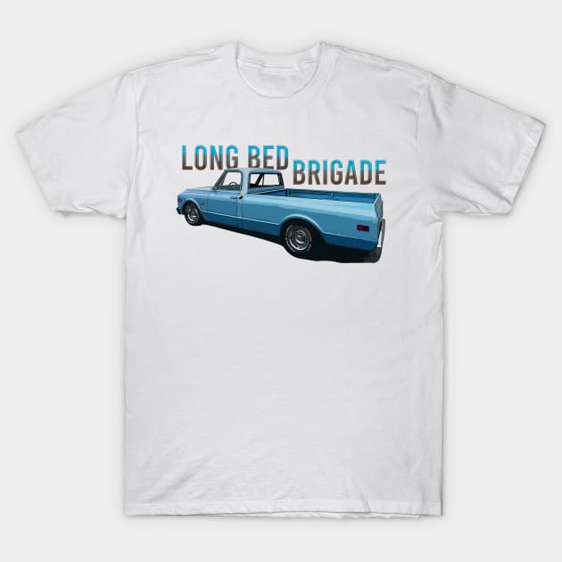 Long Bed Brigade T-Shirt by hotroddude